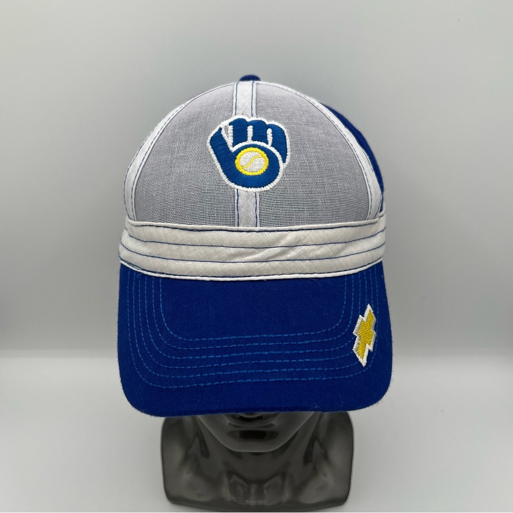 Milwaukee Brewers Hat Chevy/Chevrolet Baseball "Rally" Cap/Hat Adjustable Cotton